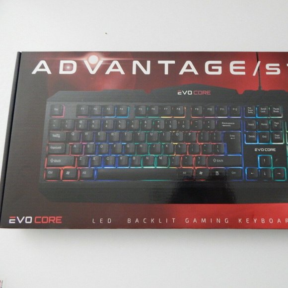 Infiltrate EvoCORE Metal LED Rainbow Backlit PC & Gaming Keyboard Sealed New - Picture 2 of 12